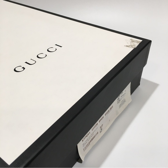 GUCCI Zumi Knee Boots Tiger Print Calf Hair -Black Leather -US 7 -NEW - Picture 6 of 11